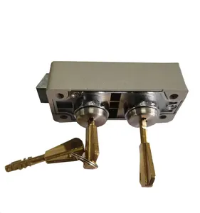 JZ-01 Dual Key Brass Key Chub Security Container Lock Safe Deposit Box Lock