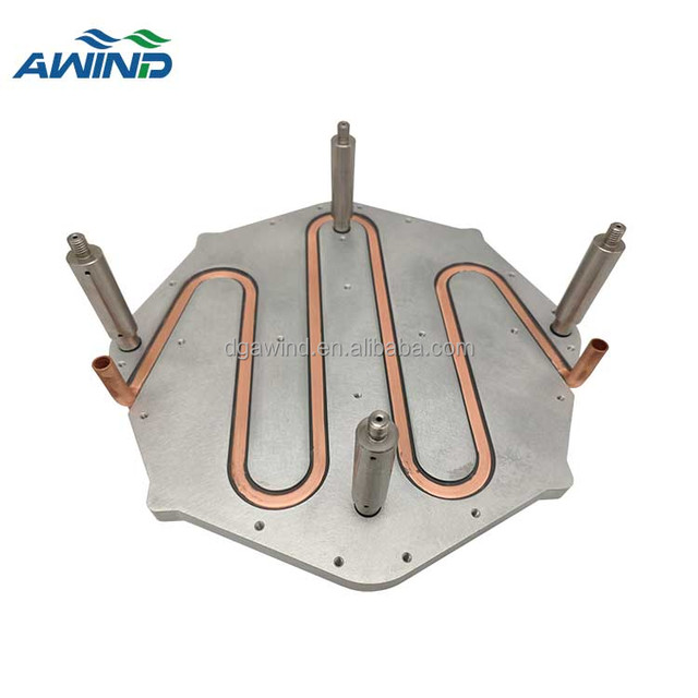 Water Cooled Plate Aio Liquid Nitrogen Cooler Aluminum Cooling Radiator Watercooling 240 Heatsink Design for Power Supply
