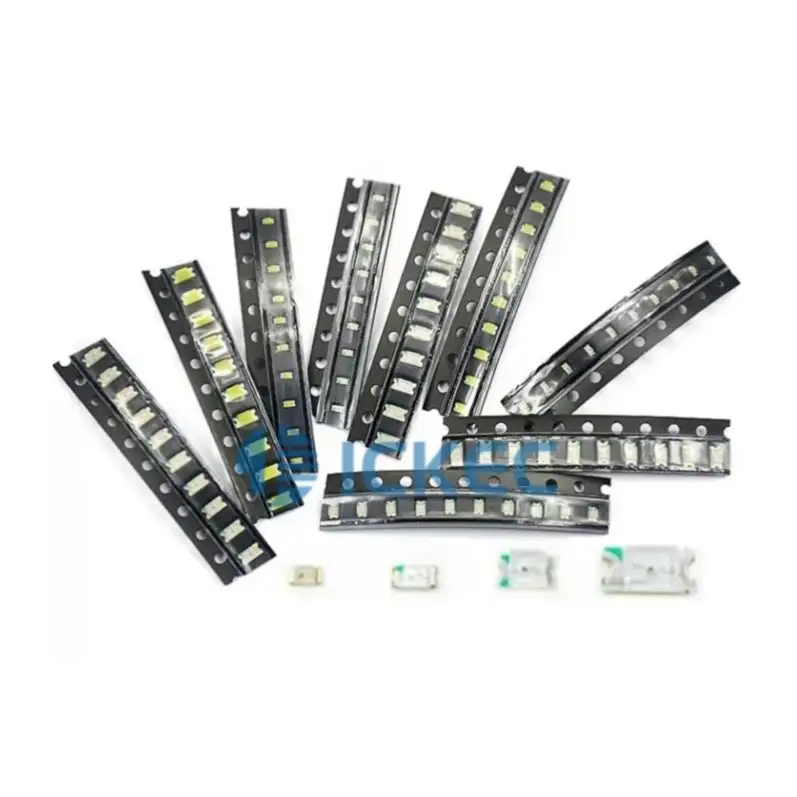 SMD LED 0402 0603 0805 1206 red, yellow, blue, green and white lights bright light-emitting diode beads