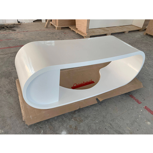 Nouvelle conception Durable Corian Stone Material Administration Manager Table utilisée décoration de bureau pour bureau - Product Image 4