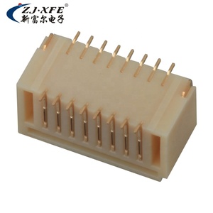 Espacement des <span class=keywords><strong>prix</strong></span> d'usine 1.0mm positions 12/16/20/30/40/50 broches plaqué or double rangée angle droit 180 type connecteur à sertir - Product Image 4