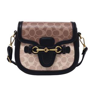 Bolso de sillín de moda Nuevo estilo Bolso cruzado retro de moda Mejor precio Bolso de lujo de moda para mujer Bolso de hombro informal - Product Image 1