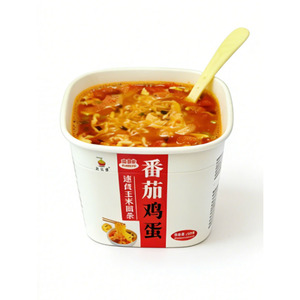 Fideos Instantáneos Clásicos Chinos con Tomate y Huevo, Sabor Tradicional Casero, <span class=keywords><strong>Comida</strong></span> Rápida y Práctica - Product Image 5
