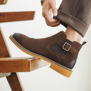 Botas Chelsea Británicas de Moda para Hombre, para Fiestas y Actividades, Botas Chukka para Hombre - Product Image 6