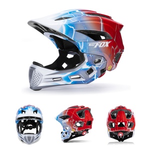 Casco Deportivo Integral con Espejo para Niños BATFOX, para Bicicleta, Patinaje sobre Ruedas, Protector de Barbilla Anticolisión, Diseño de Dibujos Animados para Niños - Product Image 6