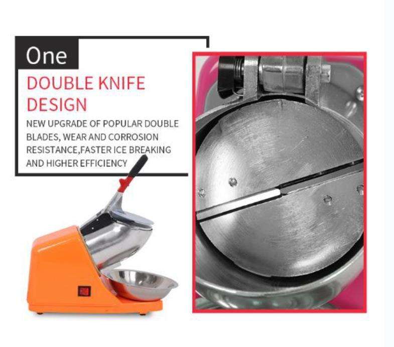 卸売電気ステンレス鋼高効率アイスクラッシャーマシンアイスチョッパー