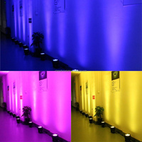 Projecteur LED Slim 7X15W RGBW UV IP65 Étanche Plat 4 en 1 DMX512 Corps en Aluminium Laveurs Muraux Extérieurs Rgbwa