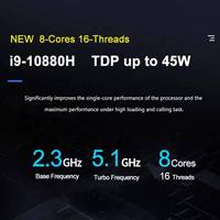 Ordinateur portable i9 Core 10e génération, 15,6 pouces, Intel i7 i5 11e génération, 16 Go, Windows 10 11