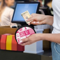 Porte-monnaie personnalisé décontracté pour infirmière ou médecin, motif médical, sacs à main en polyester imprimés sur demande, mini sac de rangement pour pièces de monnaie