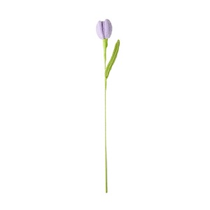 ดอกทิวลิปโครเชต์ทำมือจากไหมพรม สำหรับตกแต่งวันวาเลนไทน์ - Product Image 5