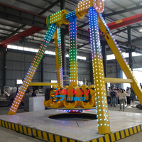 Manège de fête foraine à sensations fortes : Mini Pendule Frisbee à 12 places pour parc d'attractions