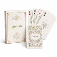 Maßgefertigte Papier-Pokerkarten Hochzeits-Spielkarten mit Personalisierter Schachtel