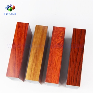 Tubos Rectangulares <span class=keywords><strong>de</strong></span> <span class=keywords><strong>Aluminio</strong></span>, Tamaño Personalizado 2 x 4 / 4 x 1 1/2, Color Madera, para Decoración del Hogar - Product Image 2