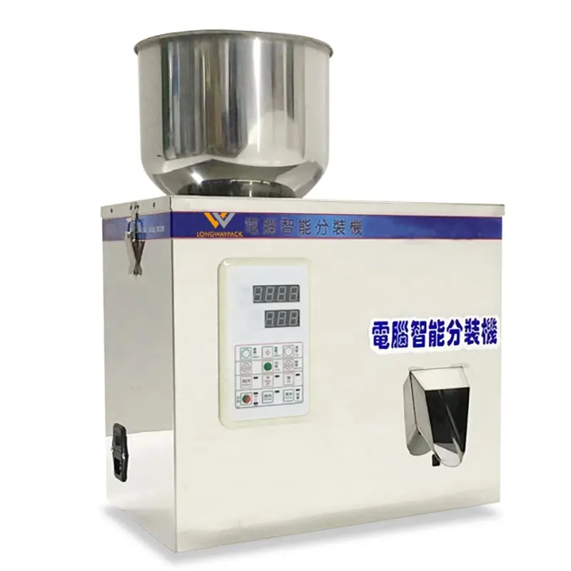 Easy to operate 2-200g small manual coffee bean and spices powder filling machine with weigher