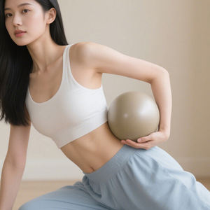 Pelota de Ejercicio de 8 Pulgadas, Mate, <span class=keywords><strong>para</strong></span> Barre, Estiramiento, Entrenamiento de Fuerza y Core, Gimnasio, Fitness, Yoga, <span class=keywords><strong>Pilates</strong></span> - Product Image 6