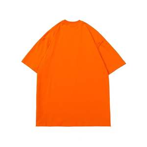 Camiseta informal holgada de algodón puro de marca de moda para hombre y mujer, top versátil con estampado Casablan de media manga - Product Image 6