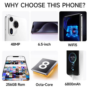 P70PRO Smart Cell Phone All-Day Companion con 6GB RAM Dual SIM Características <span class=keywords><strong>de</strong></span> juego a prueba <span class=keywords><strong>de</strong></span> golpes Rendimiento equilibrado para uso diario - Product Image 2