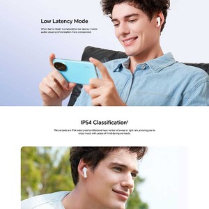 หูฟังเอียร์บัด HONOR CHOICE X7 Lite สีขาว 5.4 TWS หูฟังแบบใส่ในหูพร้อมการชาร์จแบบ Type C กันน้ำระดับ IPX4 - Product Image 3