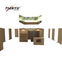 Système d'affichage Tianyu, boîte à lumière LED portable, cadre en aluminium léger, kit publicitaire pour marque de vêtements