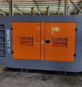 Offre Spéciale 11kw/15hp 57cfm 7-12bar compresseur d'air à vis à vitesse fixe prix usine efficace Portable 380v moteur à moteur Diesel - Product Image 1