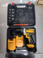 Ensemble perceuse sans fil trois fonctions OEM 10 mm avec batterie lithium et kit d'impact.