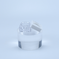 Pot cosmétique en plastique vide de 6 g pour masque pour les lèvres, crème pour les yeux, crème pour le visage