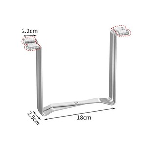 Stainless Steel Foldable Garbage Bag Holder Multifunctional Rack Portable Waste Storage Stand for Kitchen Countertop Desktop - Product Image 6