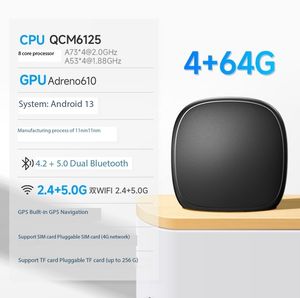 กล่องแอนดรอยด์12ชิ้นสำหรับรถยนต์, อะแดปเตอร์ไร้สาย8 128GB กล่องแอนดรอยด์รถยนต์อัจฉริยะกล่อง12ชิ้น - Product Image 4