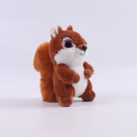Babywolf Sparkle Eyes - Écureuil en peluche à poils longs en spandex