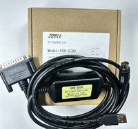 Cable PLC USB-SC09 con Interfaz Serie A, Compatible con Cable de Programación PLC Serie FX, Adaptador USB a RS422