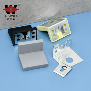 Support mural en métal et plastique en forme de L pour armoire Disiwei, connecteur d'angle pour étagères de meubles - Product Image 3