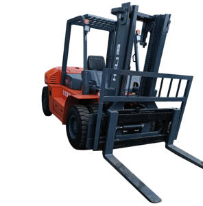 Chariot élévateur à fourche diesel Heli de marque, modèle 2023, 5 tonnes, hauteur de levage 3-6 m, déplaceur latéral de conteneurs, excellent état - Product Image 1