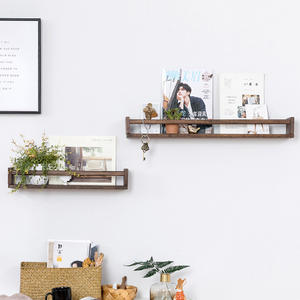 الحضانة رف الحمام تخزين الرف المعيشة غرفة نوم مدخل ديكور إطار صور Gneric خشبية الرفوف العائمة الجدار - Product Image 5