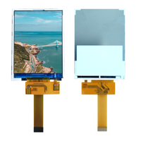 Layar LCD LED Backlight BOE 2.8 Inci 240x320, Layar IPS Sudut Pandang Penuh, IC Driver ILI9341, Antarmuka MCU, FPC 250 yang Dapat Disesuaikan