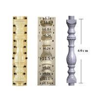 Moule à balustres de balcon préfabriqués haute durabilité pour béton, moules préfabriqués, garde-corps, balustrade, rampe d'escalier, colonnes romaines