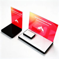 Présentoir de Comptoir en Acrylique Premium pour Cosmétiques, Formats A4 et A3, Support Personnalisé en Papier Artistique et Acrylique pour Points de Vente (POS)