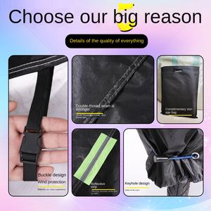 Copri pioggia addensato universale con crema solare per motocicli auto veicoli elettrici Stock di <span class=keywords><strong>abbigliamento</strong></span> per moto e auto - Product Image 3