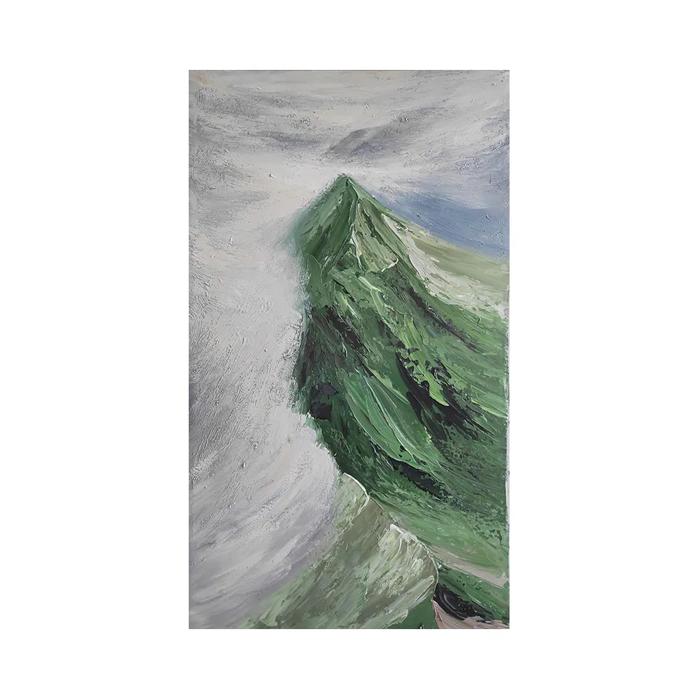 Peintures de paysage encadrées personnalisées de montagnes belles peintures et arts muraux pour la décoration intérieure