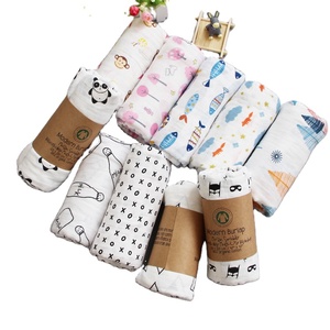 Couverture personnalisée avec logo, en coton bambou mousseline, séchage rapide, imprimé animal, pour enfants, couverture d'emmaillotage - Product Image 6