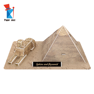 Modèle de <span class=keywords><strong>pyramide</strong></span> en papier 3D, puzzle, jouet cadeau, acceptation des commandes OEM, ODM et DIY - Product Image 6