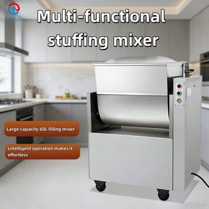 <span class=keywords><strong>เครื่อง</strong></span>บด<span class=keywords><strong>เนื้อ</strong></span>อัตโนมัติเชิงพาณิชย์รุ่นใหม่ พร้อมเครื่องผสมไส้กรอกและผัก  วัสดุสแตนเลส 304 และโถผสมขนาด 60 ลิตร - Product Image 2