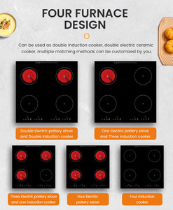 Thiết Bị Nhà Bếp Phổ Biến Nhất Oem Bếp Điện Cảm Ứng Thương Mại Bếp Điện Cảm Ứng 2000W Với 4 Đầu Đốt - Product Image 5