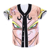 Entraînement respirant imprimé pas cher Vintage Sportswear entraînement unisexe vente en gros maillot de baseball personnalisé