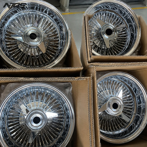ล้อแม็กซ์โครเมียม NJQS 13x7 พร้อมยาง <span class=keywords><strong>Dayton</strong></span> White Wall ลายซี่ลวด - Product Image 1