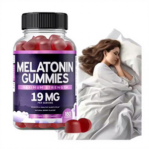 Ausreson OEM <strong>Melatonin</strong> <strong>Gummy</strong> 5-htp Promotes Relaxation Health Improve Sleep Vegan Candy Supplement Vitamin B6 <strong>Melatonin</strong> Gummies - Product Image 1
