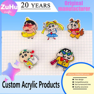 Clip en plastique PP double face personnalisé, clip en acrylique, clip en PP de dessin animé mignon, clip <span class=keywords><strong>kawaii</strong></span> pour peintre - Product Image 2