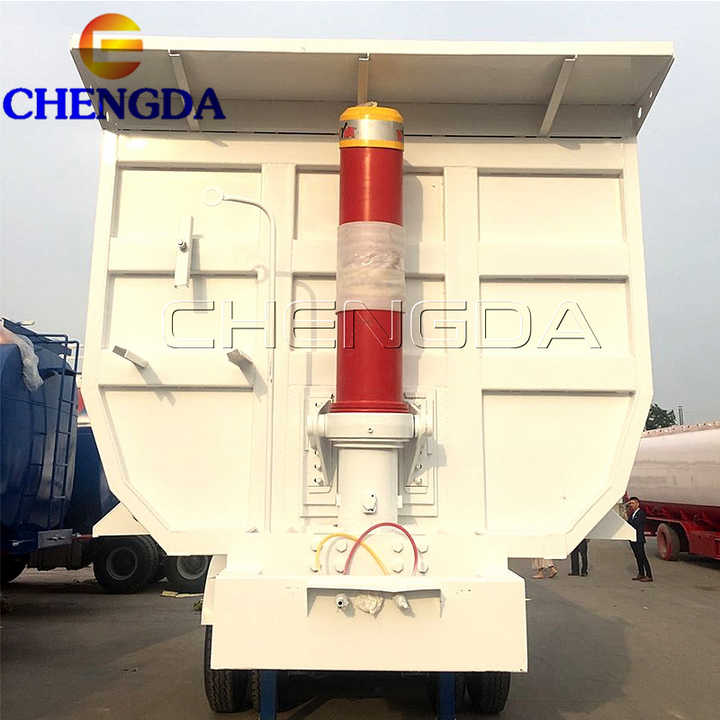 CHENGDA 4 AXLES最大負荷70ton半トレーラーダンプトラック