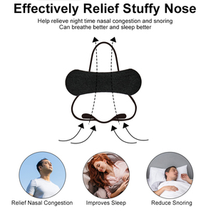 Bandes nasales sans médicaments Bandes nasales respirantes pour soulager l'apnée du sommeil - Product Image 3