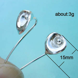 Orecchini a goccia bianchi da donna in lega di zinco, orecchini pendenti classici alla moda, accessorio gioiello - Product Image 4