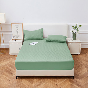 Usine personnalisée de haute qualité anti-poussière lavable 100% polyester microfibre imperméable <span class=keywords><strong>drap</strong></span> <span class=keywords><strong>housse</strong></span> protège-matelas couvre-lit - Product Image 4